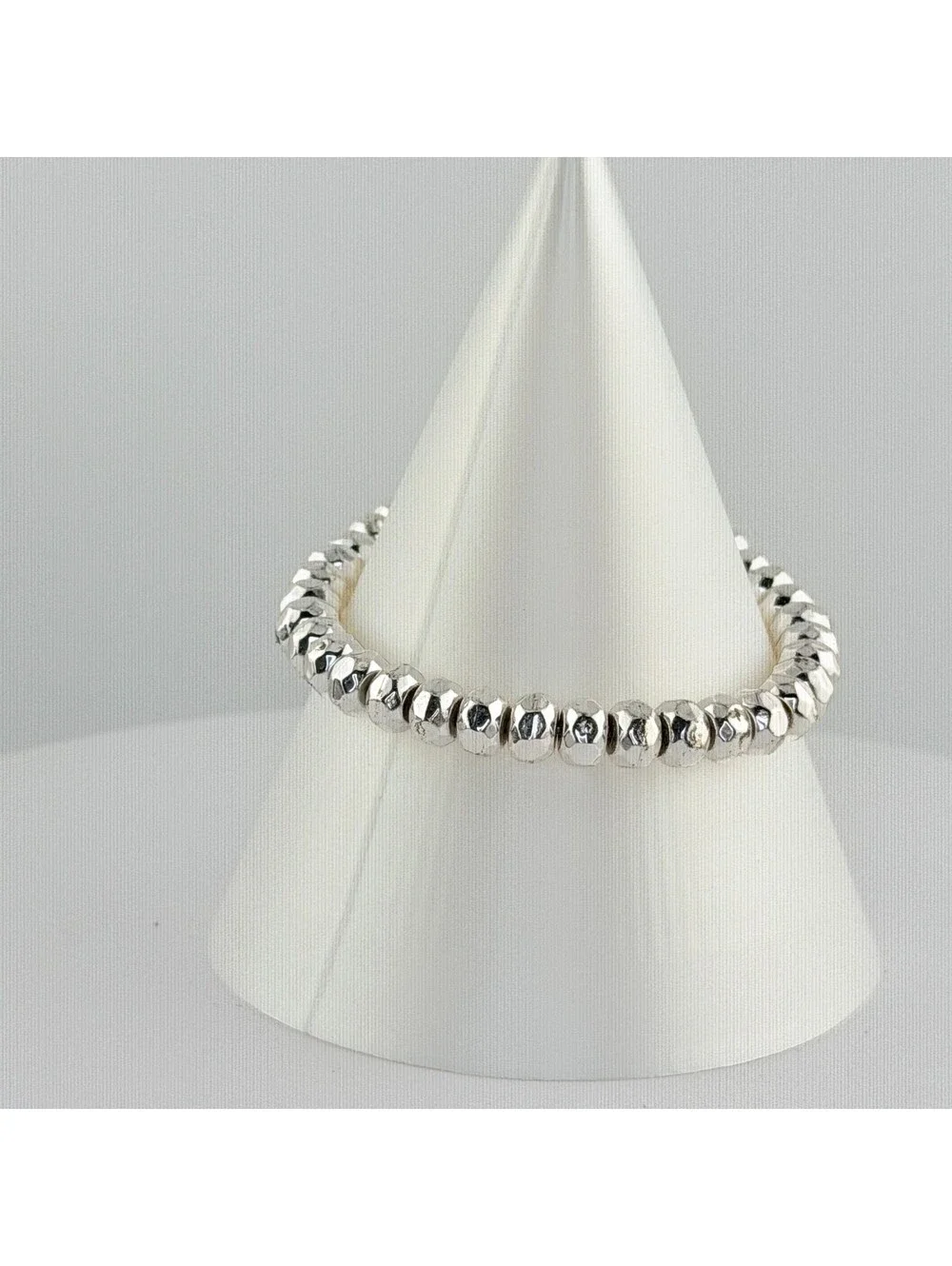 Bomb Party Single Stack Druzy Bracelet - on Silver Plating #159